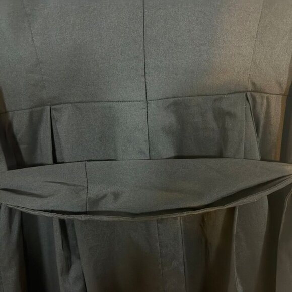 Dressbarn Collection Black Fit & Flare Dress w/ Crystal Buttons – Size 12 - Picture 10 of 12